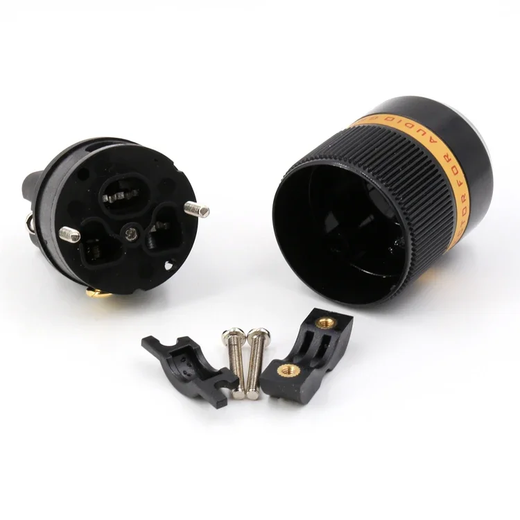 Viborg VF520R 99 99% чистая медь с родиевым покрытием 20A Разъем IEC HIFI AC Гнездовой разъем