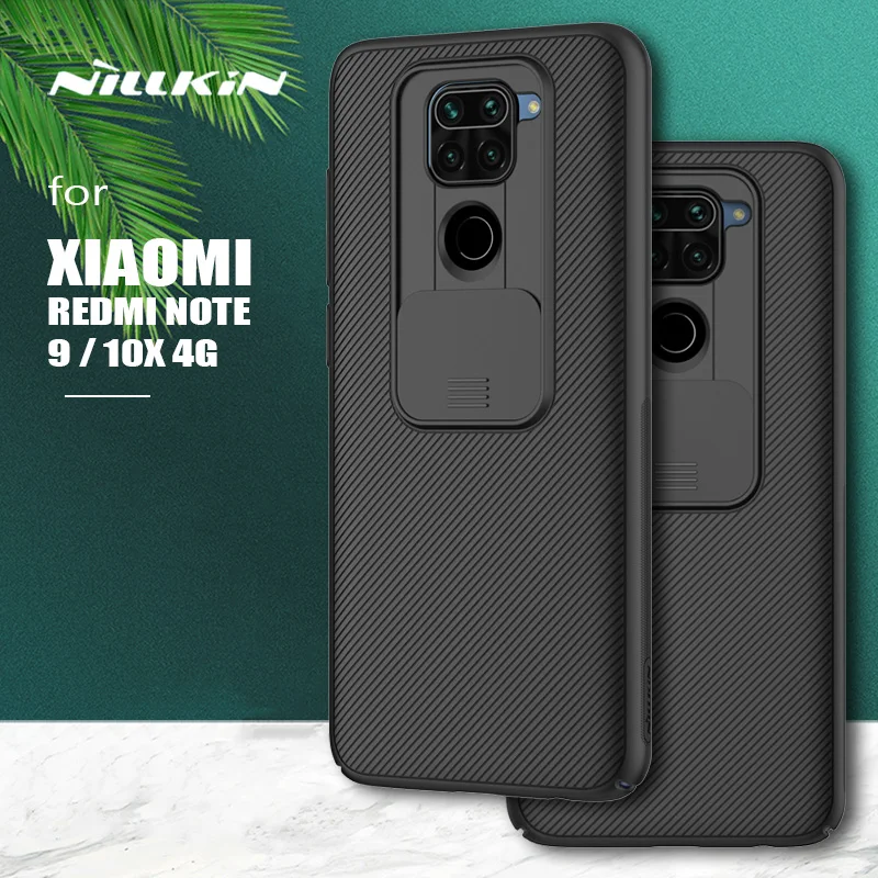 

for Xiaomi Redmi Note 9 10X 4G Case Nillkin Camshield Case Lens Slide Cover Camera Protection Back Cover for Redmi Note 9 10X 4G