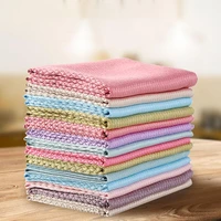 5pcs10pcs kitchen microfiber scale washing rags absorbent towel cleaning cloth fish scale wipe cloth for glass window dish