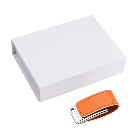 JASTER Кожаный флэш-накопитель 128 ГБ с бумажной коробкой USB 2.0 Флэш-накопители 64 ГБ 32 ГБ 16 ГБ Бесплатный индивидуальный логотип свадебная карта памяти