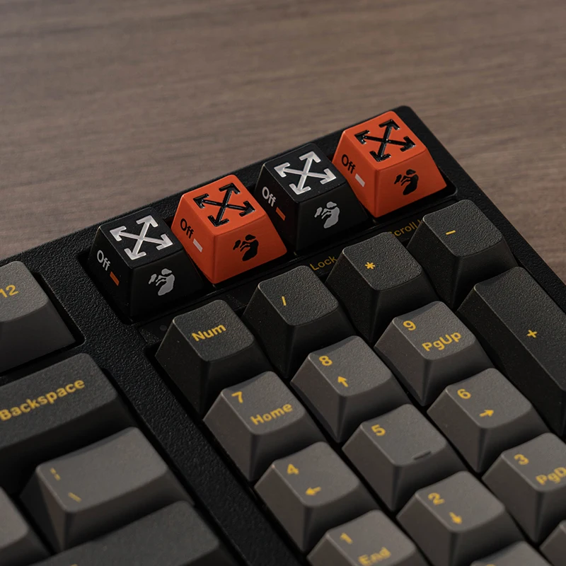 

Keycap 1 шт. Модная стильная моделирующая периферийная клавиатура из алюминиевого сплава металлическая механическая клавиатура колпачки R4 высота ось Cherry MX