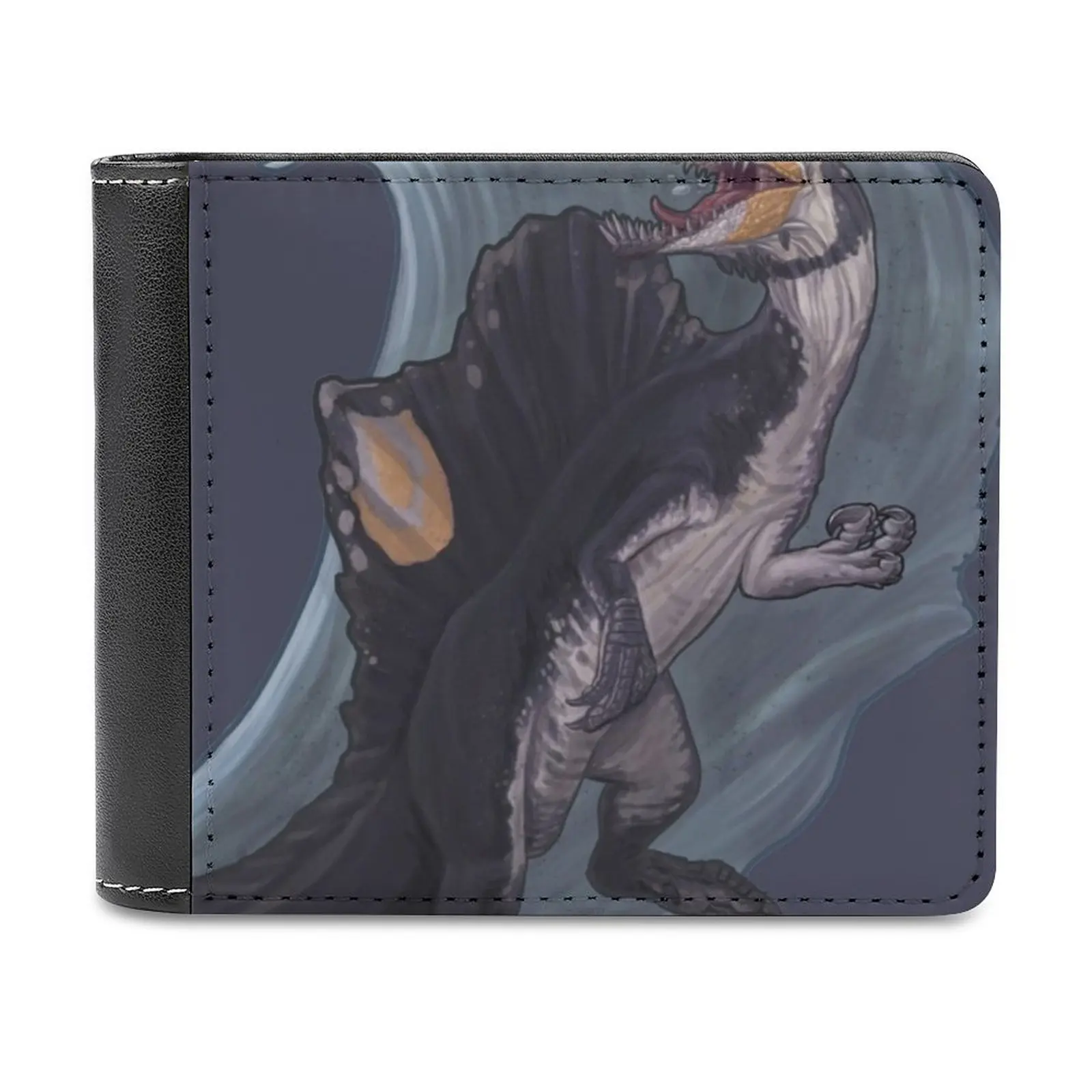 

Мужской кошелек Spinosaurus apctiacus, короткий бумажник для мужчин, кредитная карта, кошелек для денег, динозавр