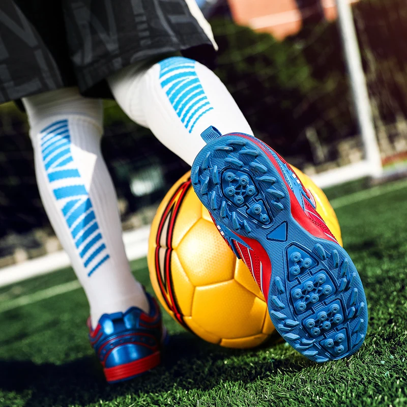 SENAGE Professional Children Soccer Shoes Kids Boys Girls  Students Trainers Cleats Training Football Boots Sport Sneakers