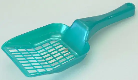 HOMECAT совок для туалета бирюзовый/перламутр |