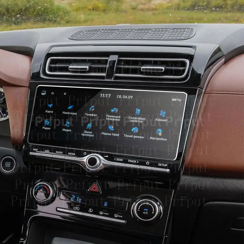 Tempered glass screen protector for Hyundai creta 2021 2022 Car infotainment GPS radio navigation Interior accessories