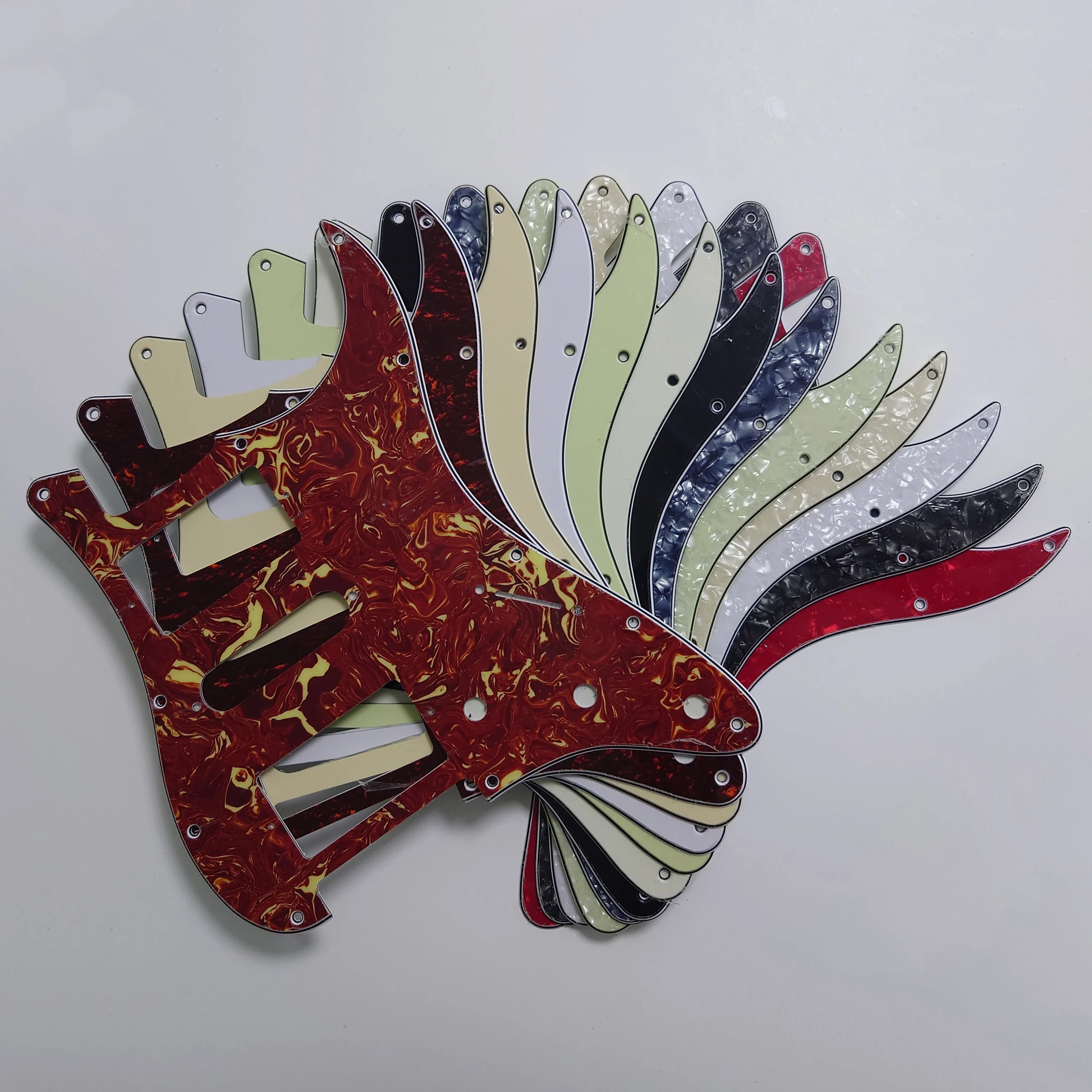 ST электрогитара Pickguard для FD США 11 отверстий винтов HSH царапина пластина 13 цветов в