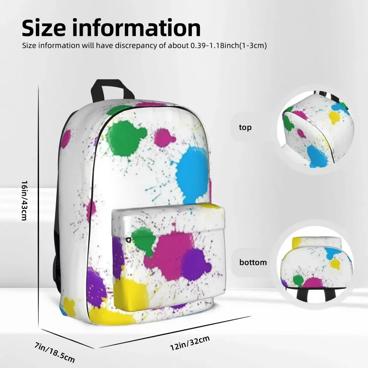 Дизайнерские женские рюкзаки с рисунком Splotch для мальчиков и девочек