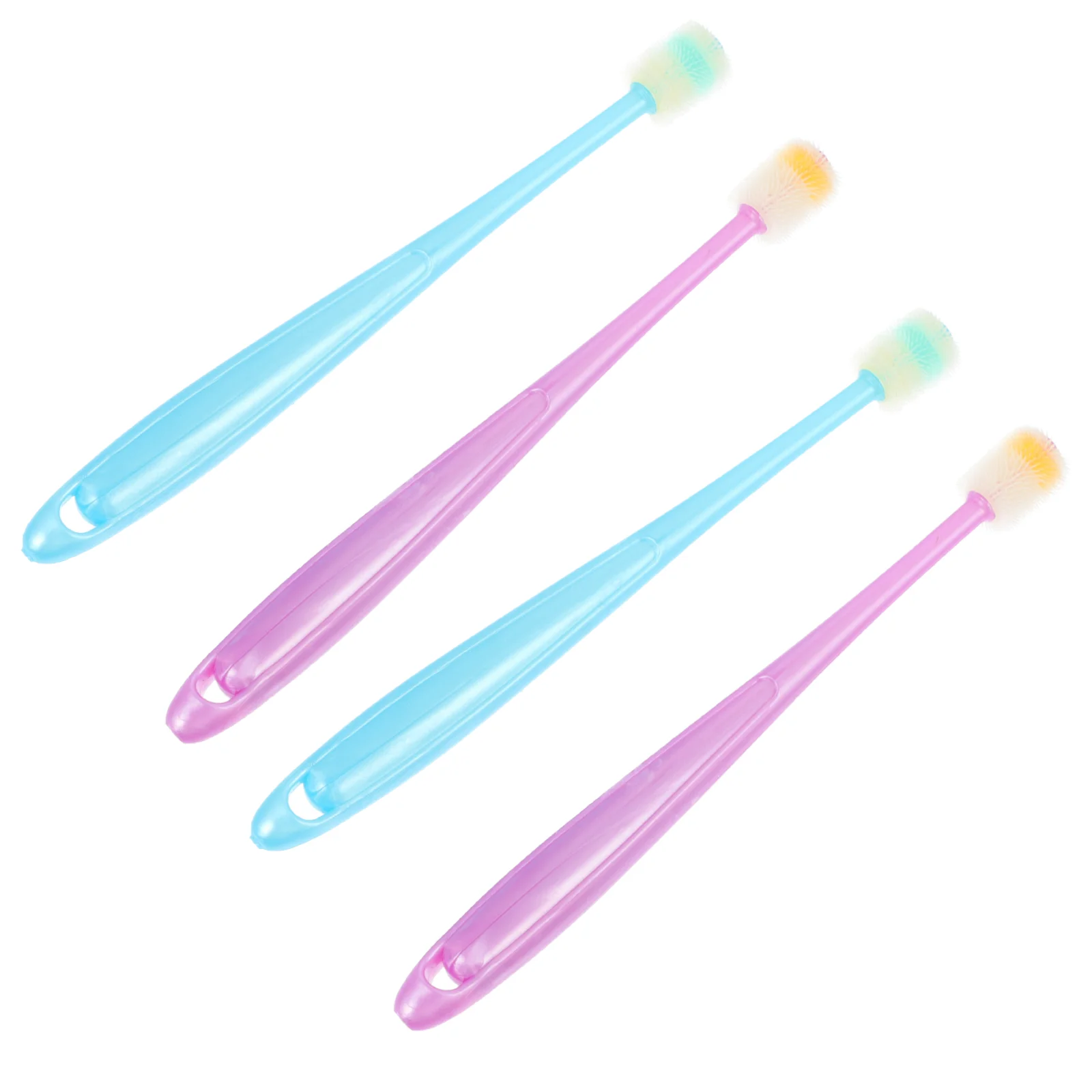 

4pcs Toothbrushes Baby Teeth Cleaning Brush Care Tool (Assorted Color)