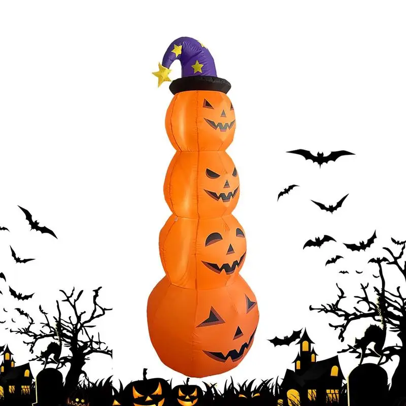 

2023 New Halloween Inflatable Pumpkin Decoration LED Luminous Outdoor Inflatable Pumpkin Light For Yard Garden Decoration