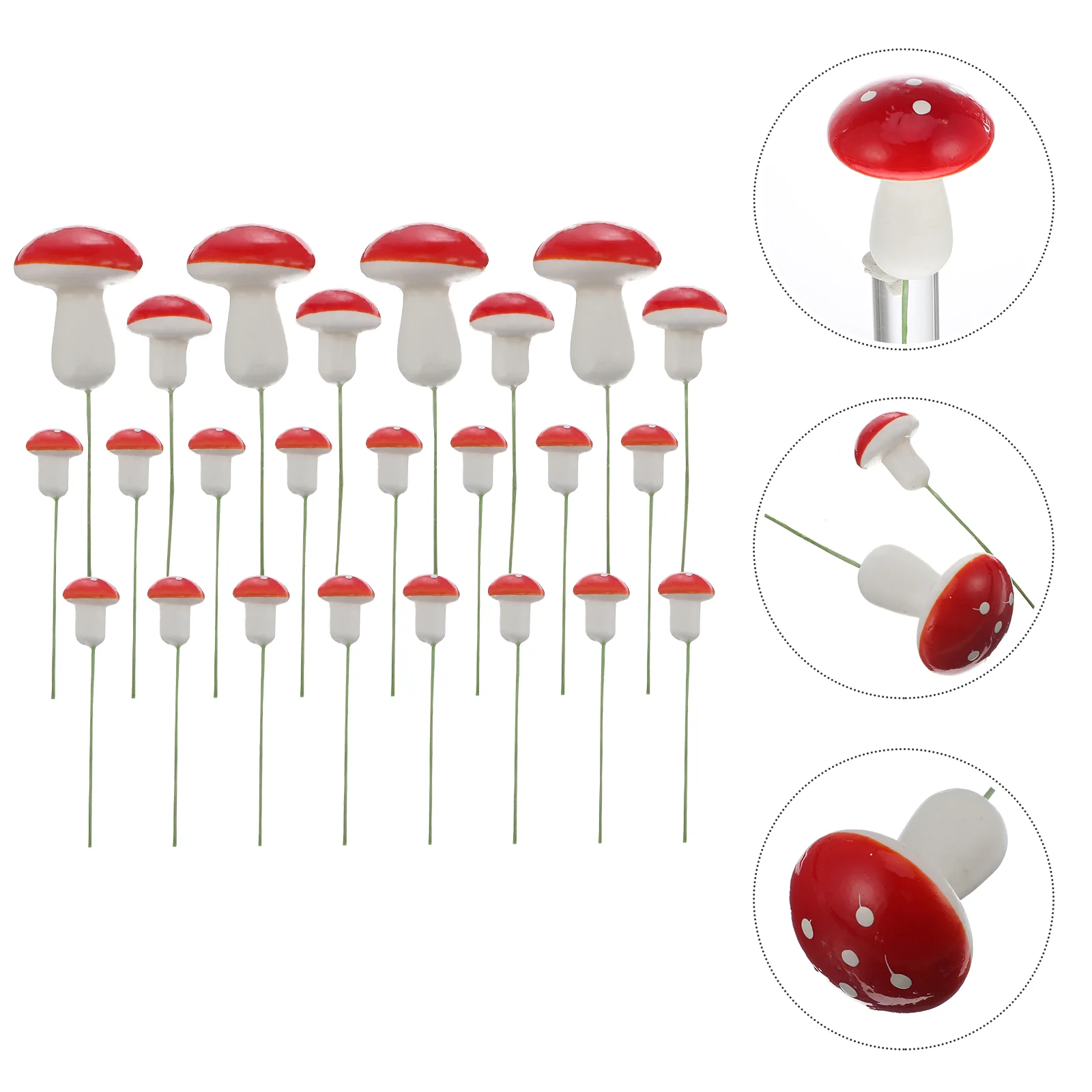 

Micro Landscape Miniatures Foam Mushroom Insert Artificial Succulent Simulation