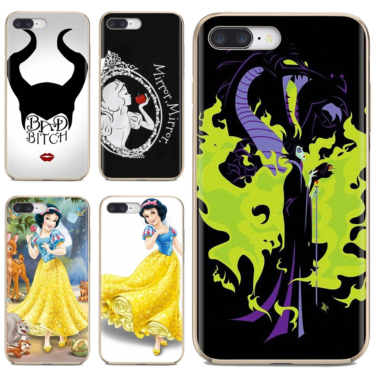 

Phone Cover For iPod Touch iPhone 10 11 12 Pro 4S 5S SE 5C 6 6S 7 8 X XR XS Plus Max 2020 snow White berry Maleficent princess