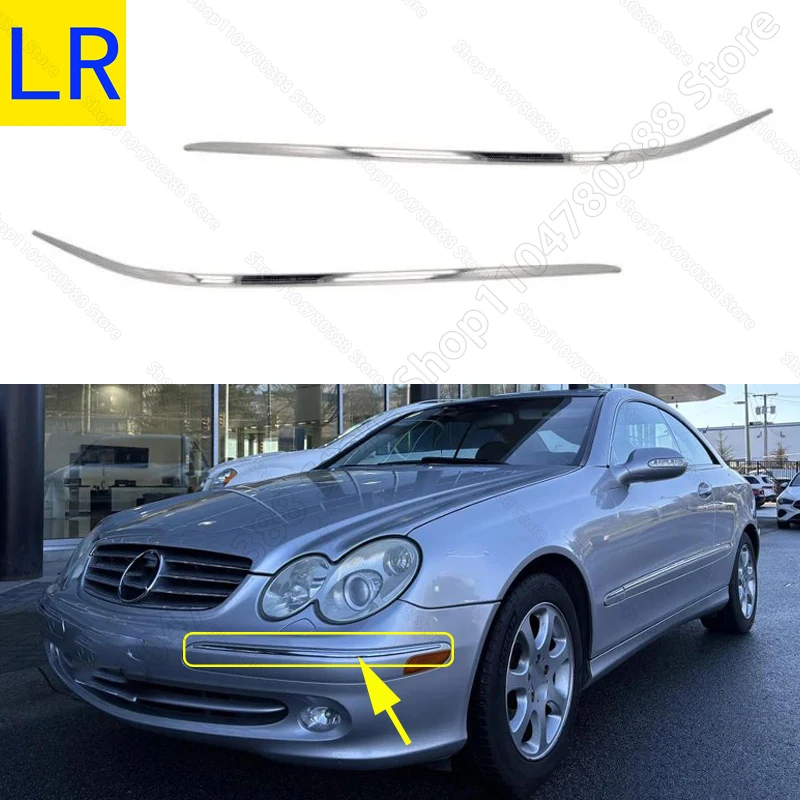 

Передняя хромированная накладка на бампер для Mercedes-Benz CLK320 CLK500 CLK55 AMG C55 AMG W209 W203 2003-2006 годов 2098850321 2098850421