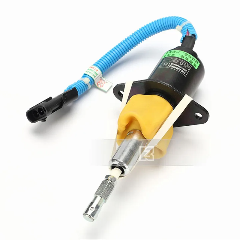 

For 3928161 Hyundai flameout switch solenoid valve R290-5/300-7/305 Cummins engine parking 24V excavator accessories