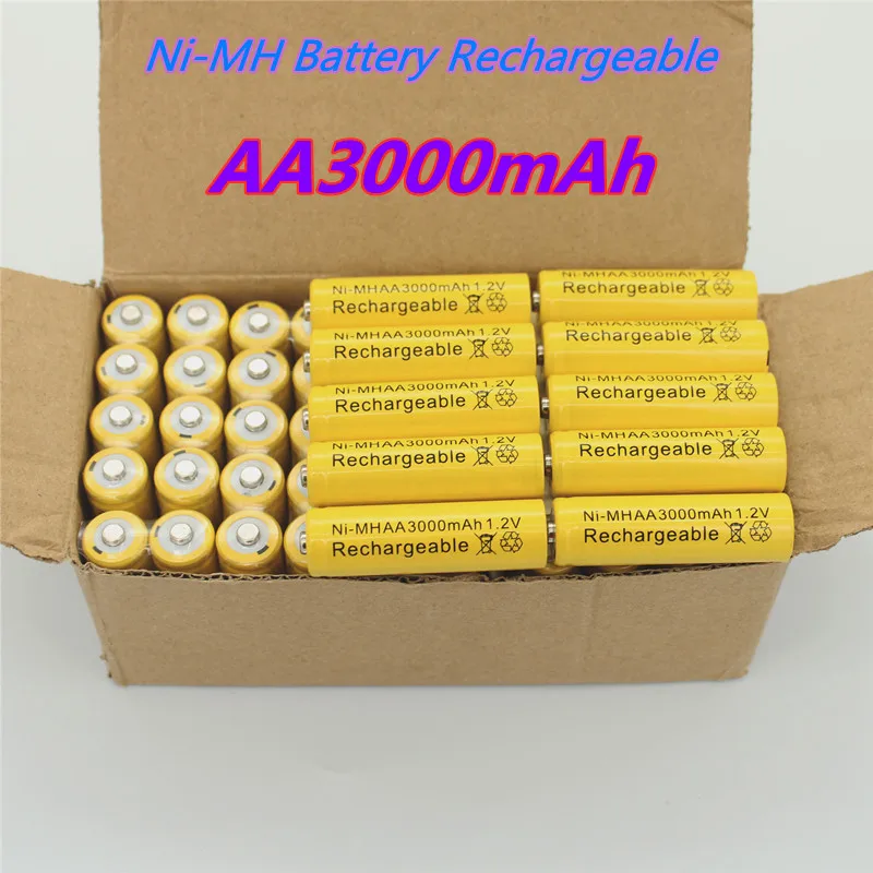 

Veciikala-100 %.Original.recargables.de. Ni-mh. Батареи recargables.de.1,2V.AA3000mAh.precargables.para.juguetes.