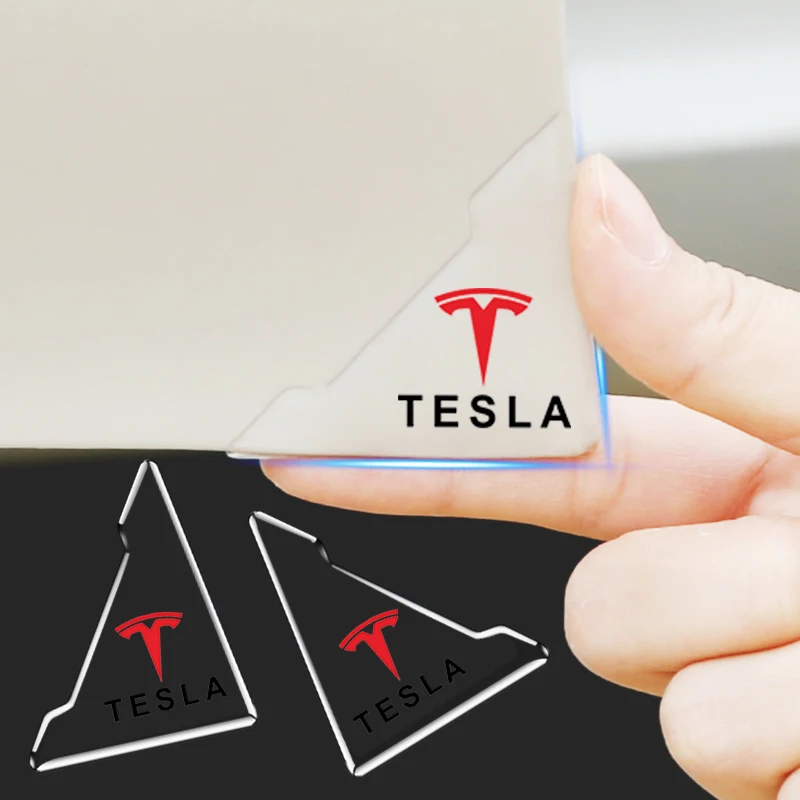 

Угловая крышка автомобильной двери, бампер, защита от царапин для Tesla Model 3 X S Cybertruck 2021 Y Juguete Roadster, аксессуары