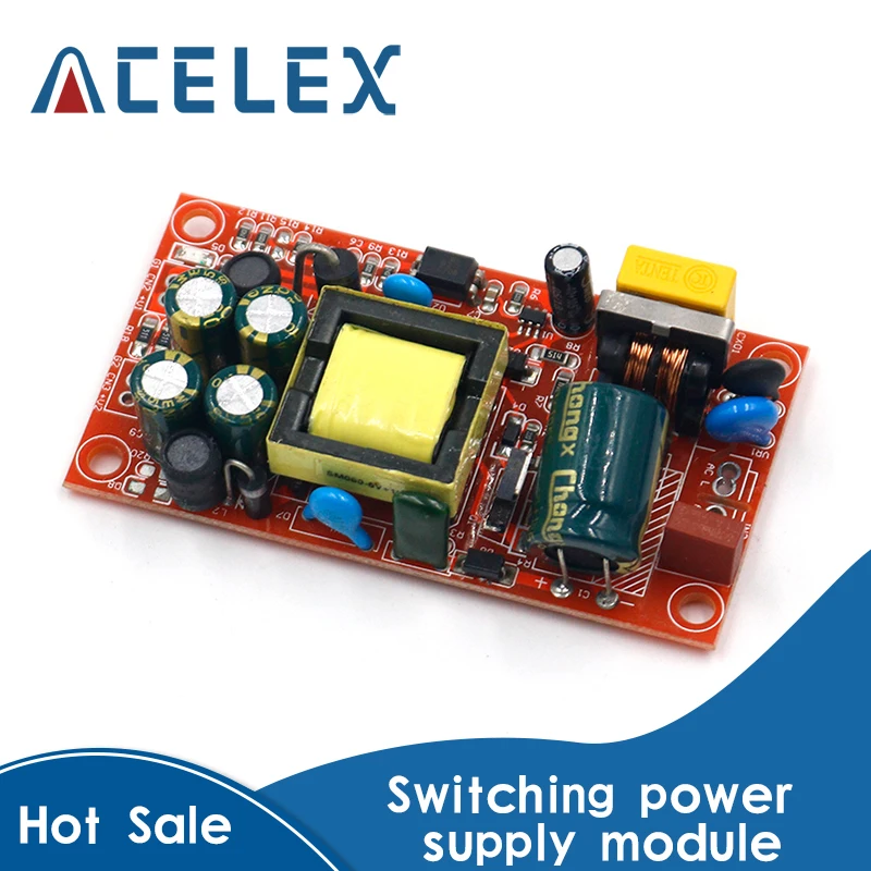 12V1A/5V1A fully isolated switching power supply module / 220V turn 12v 5v dual output / AC-DC module