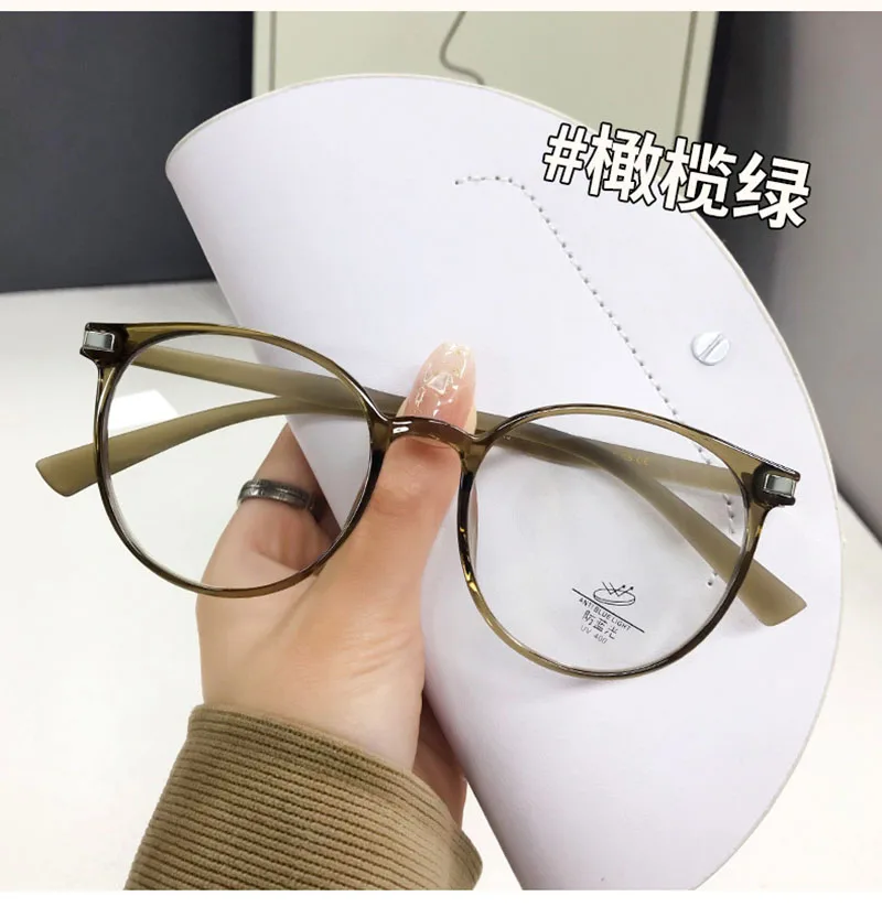 Оправы для очков круглой формы женщин винтажные женские очки в стиле ретро с