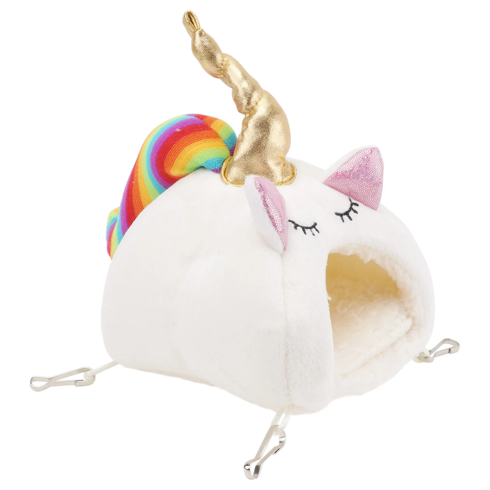 

Bed Hamster Guinea Warmcage Housecat Plush Rat Pet Sleeping Mat Furry Mice Accessorieshut Winter Toys Hideout Pets Beds Animal