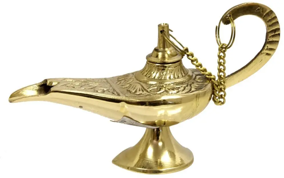 

GSM дистрибьютор латунный Аладдина, Джина лампы благовония горелки