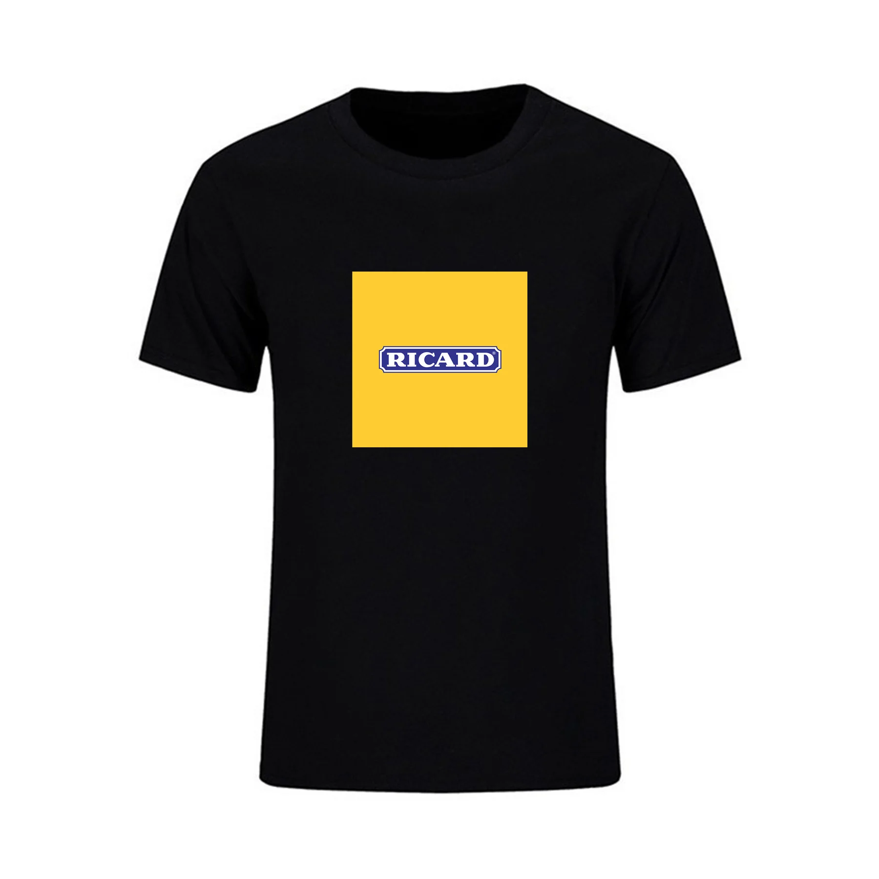 

Amazing Tees Male T Shirt Casual Oversized Essential World Famous Wine Ricard Logo T-shirt Men T-shirts Graphic Streetwear S-3XL