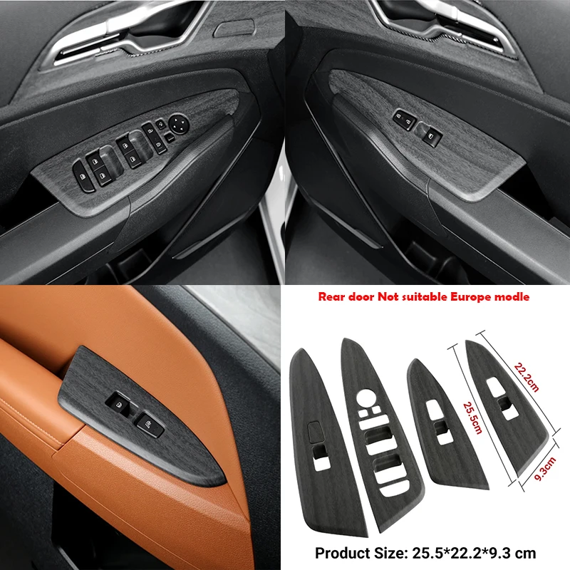 

Для Kia Sportage NQ5 2022 2023, аксессуары из персикового дерева, дверной подлокотник, переключатель подъема окна, крышка панели переключения передач, крышка