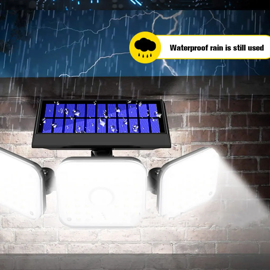 

Solar Powered Light Wall Lamp Heads Decorative Lighting Porch Garden