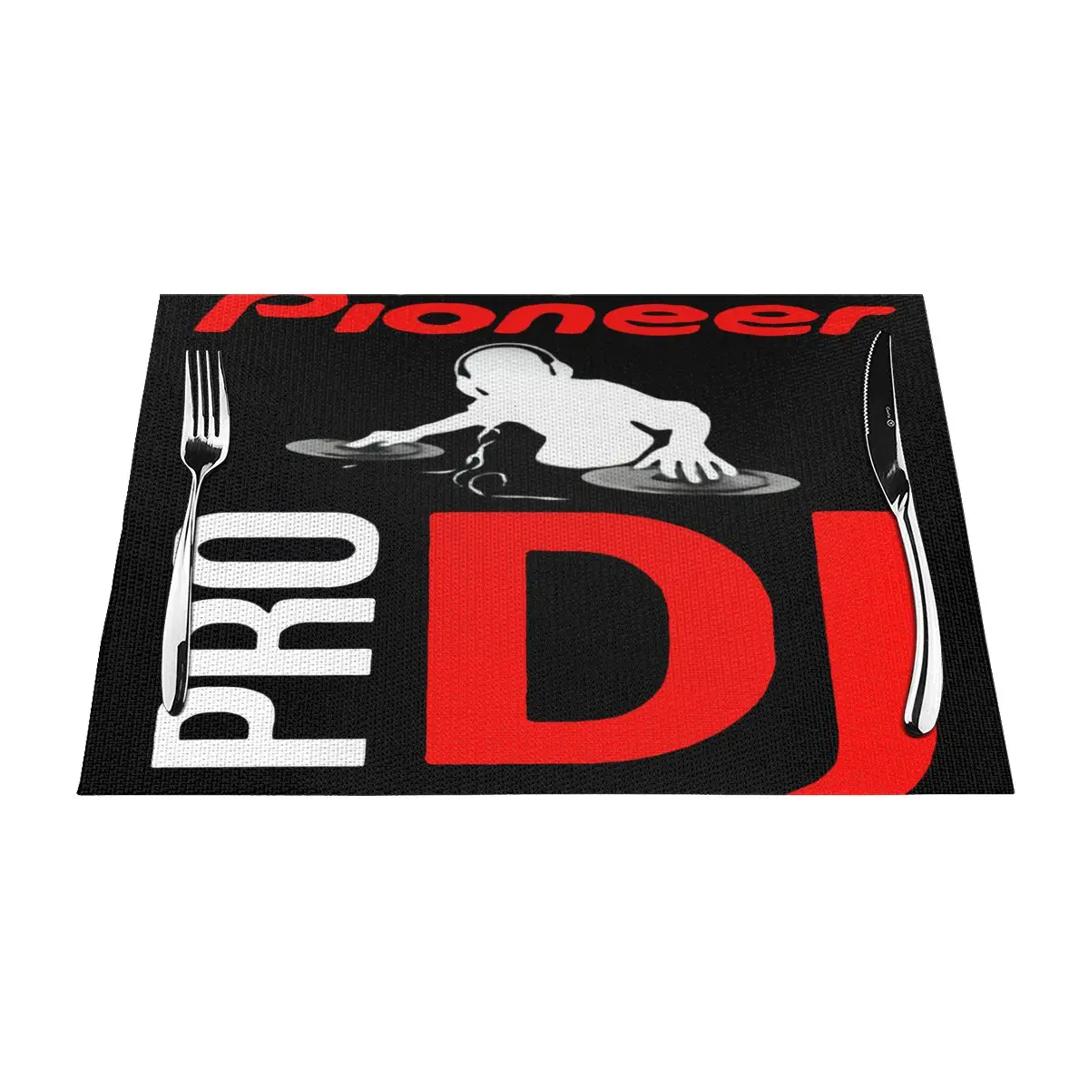 

Новая подстилка-салфетка Pioneer Pro для диджея, разноцветная Подставка под Темный деревянный стол, подходит для барбекю, можно стирать