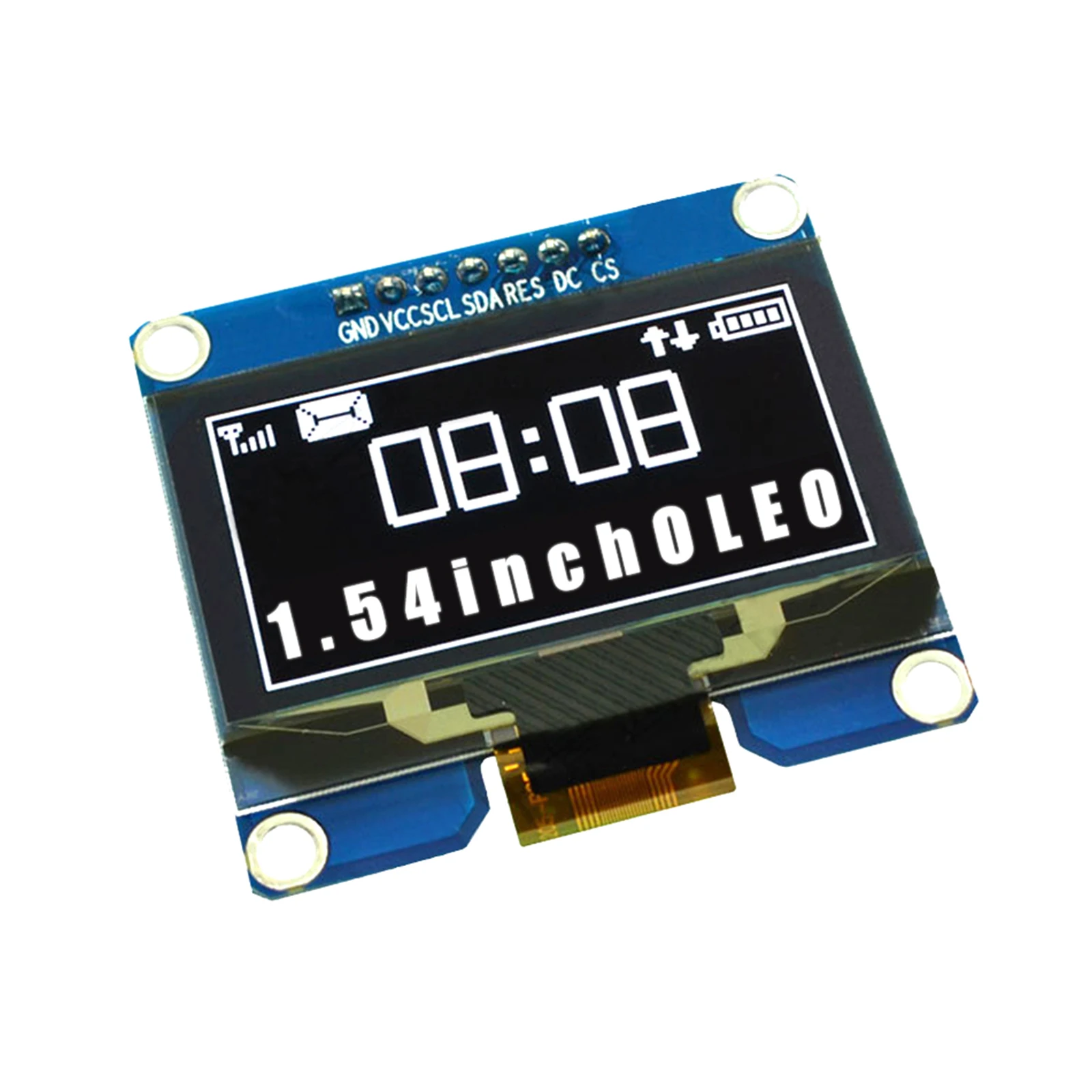 

Для технологии OLED 1 54-дюймовый экранный модуль дисплея с чипом управления SSD1309 и интерфейсом IIC для оптимизации проекта
