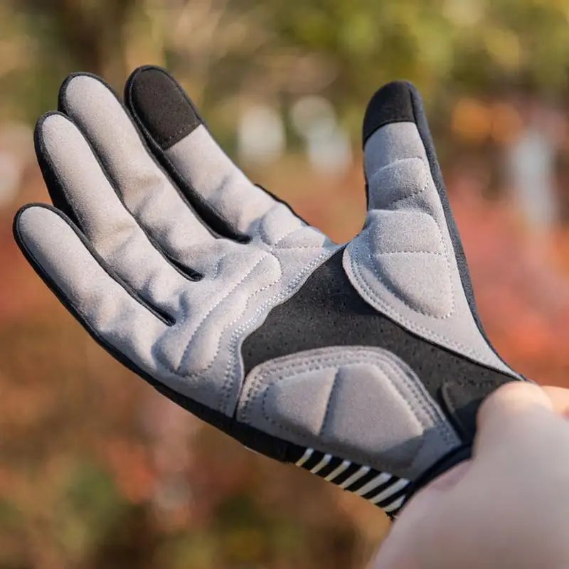 Зимние спортивные перчатки зимние велосипедные Нескользящие с закрытыми