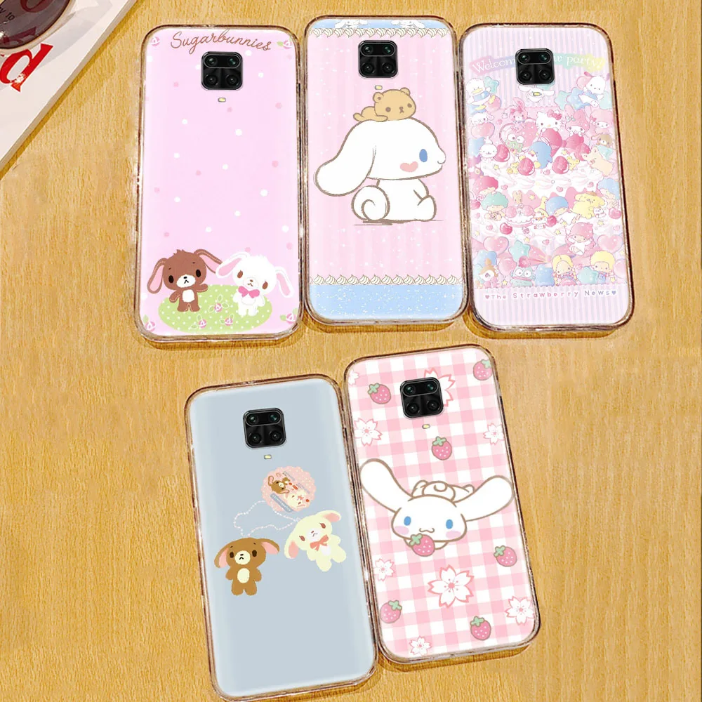 

Transparent Case for iPhone 14 Plus 13 Mini 12 11 Pro X XS Max Sugarbunnies