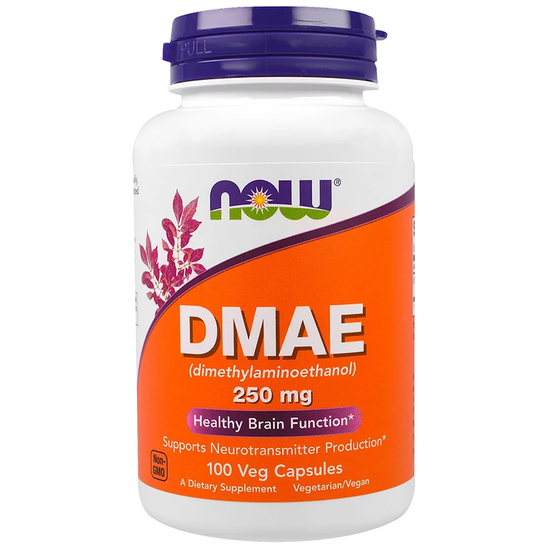 

Free shipping DMAE (dimethylaminoethanol)250 mg Healthy Brain Function Supports Neurotransmitter Production 100 Veg Capsules