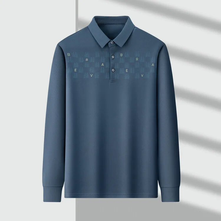 Свободная обычная базовая рубашка поло Volkswagen с длинными рукавами