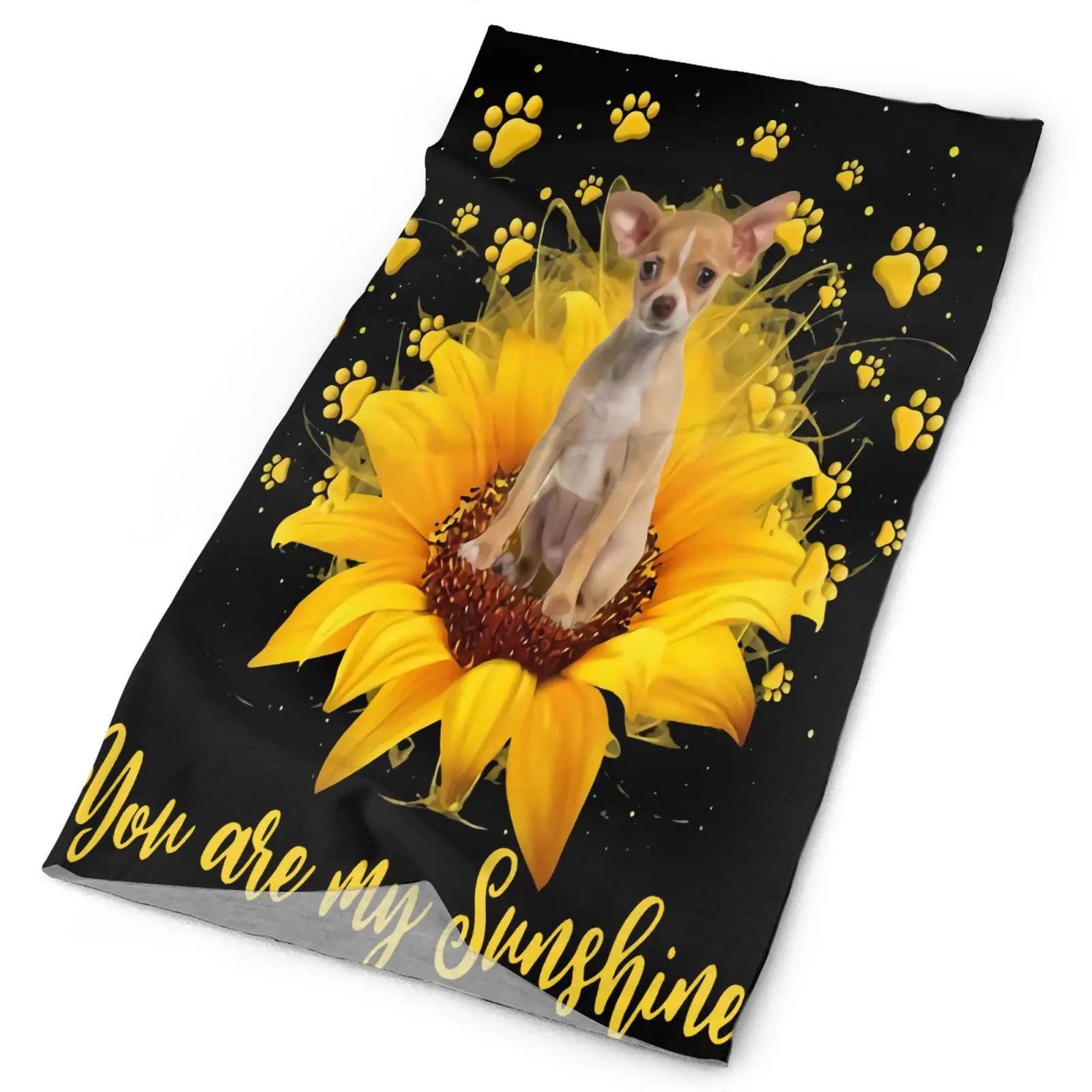 

Бандана для чихуахуа Sunflower You Are My Sunshine Мужская бандана Мужская Сливочная Мужская шея для женщин Мужская Бандана Маска для мужчин Shemagh
