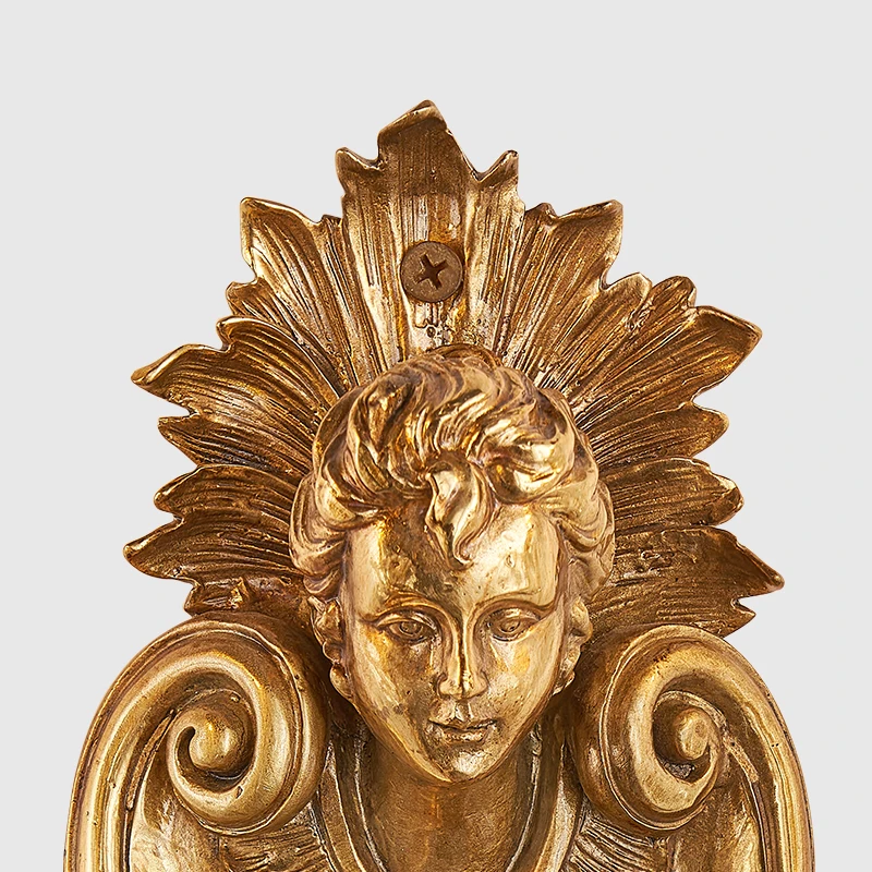 Европейская королевская настенная лампа для гостиной коридора французская