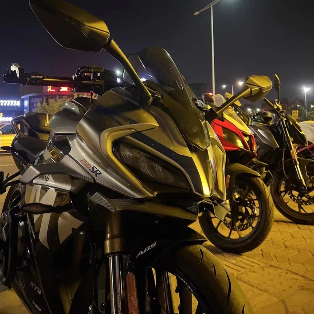 CF250SR мотоциклетный передний нижний дефлектор губ Спойлеры крыло