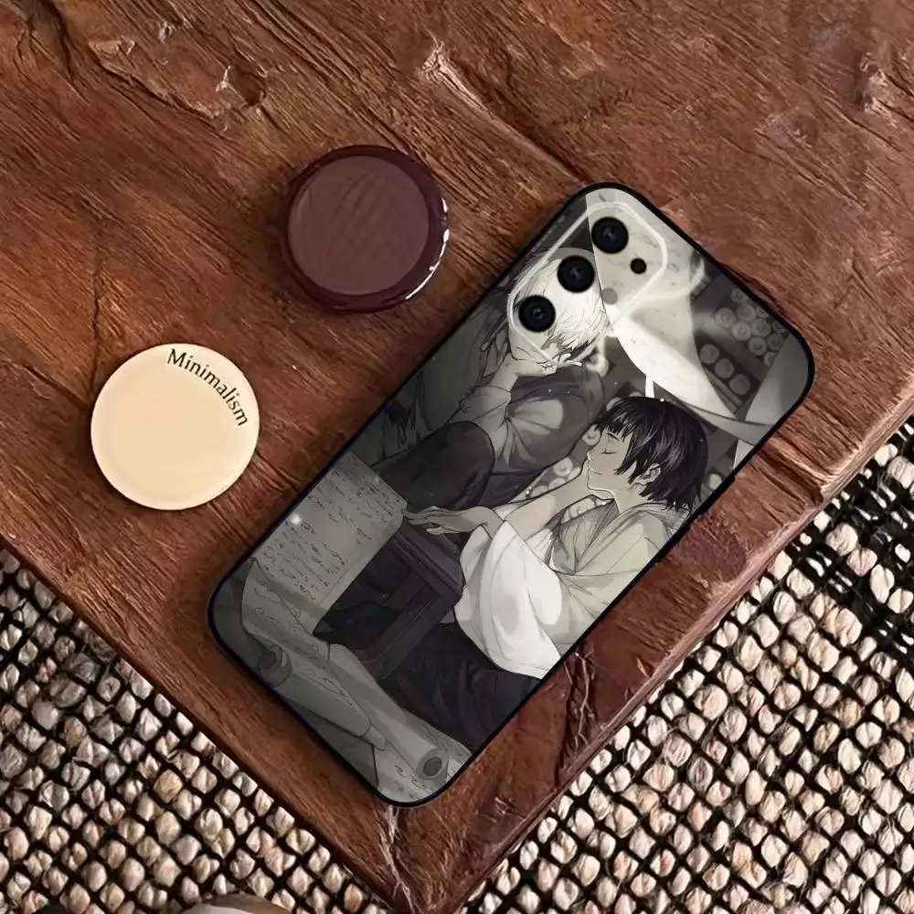 Чехол для телефона Mushishi Ginko для Samsung S25, S24, S21, S22, S23, S30, Ultra, S20, Plus, Fe, мягкий силиконовый черный чехол (art.: 3920da007da92) - 3920da007da92