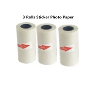 hq a6 self adhesive thermal photo paper adhesive sticker label paper receipt 58mm peripage a6 p6 baypage memobird photo printer