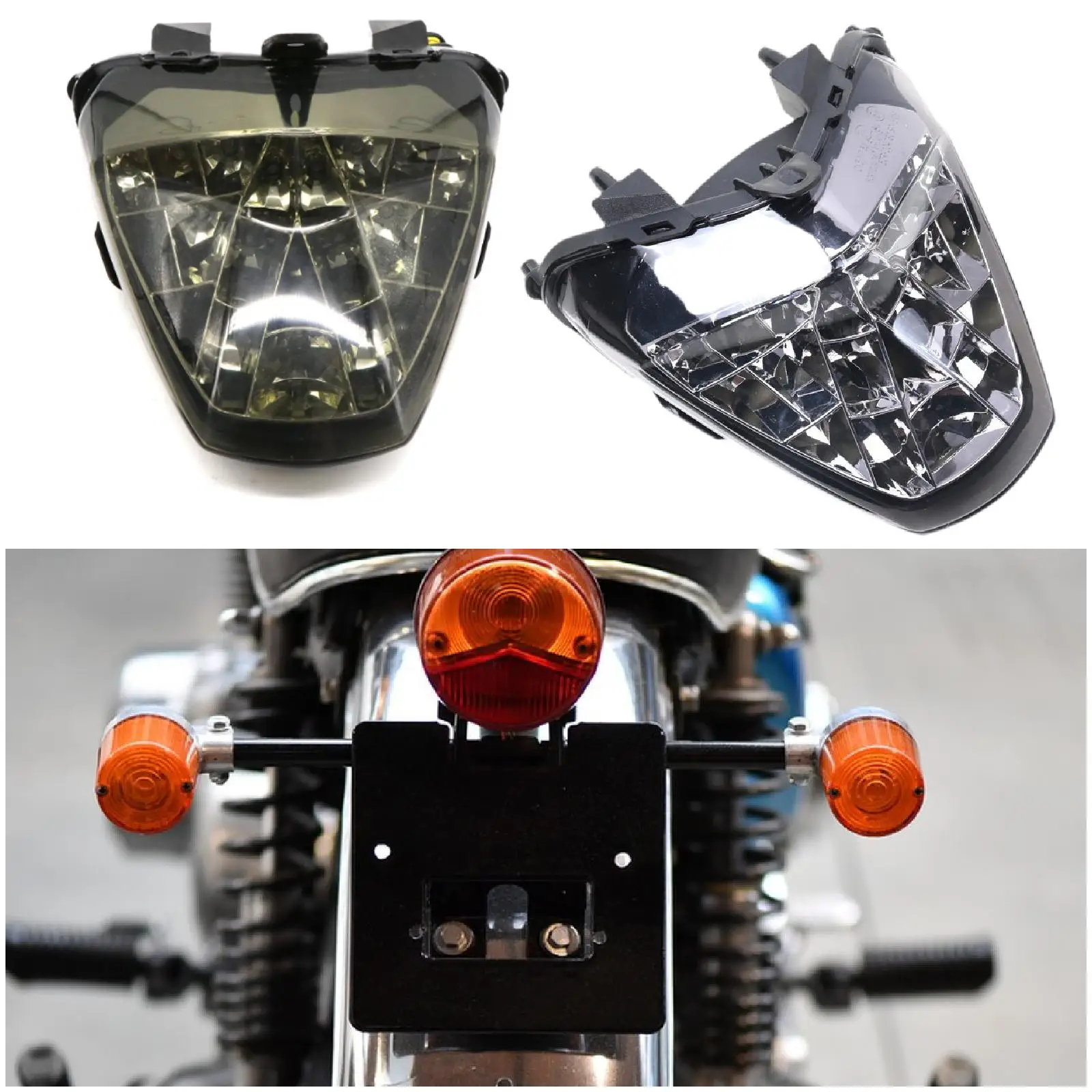 Светодиодный задний фонарь для мотоцикла индикатор езды стоп-сигнал CB300F