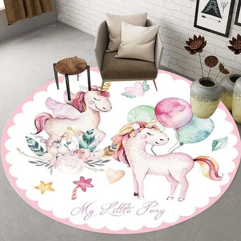 

wonderful cartoon Round Carpet living Room Bedroom Rug Carpet for Living Room 3d children round rug Decorative Bedside Mat