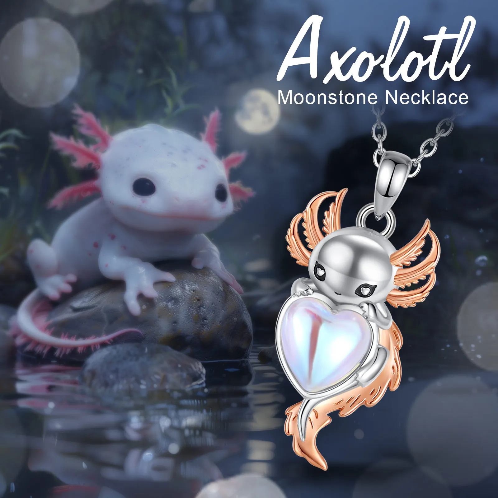 Женское ожерелье из серебра 925 пробы