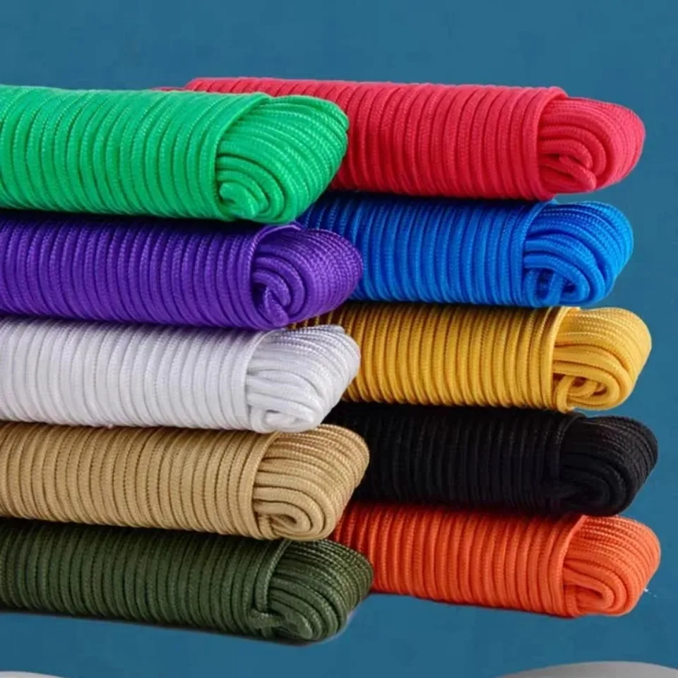 

10 Colors Paracord 550 Paracord Parachute Cord Lanyard Rope Mil Spec Dia 8mm 5m 10m 30m 50m Climbing Camping Survival Equipment