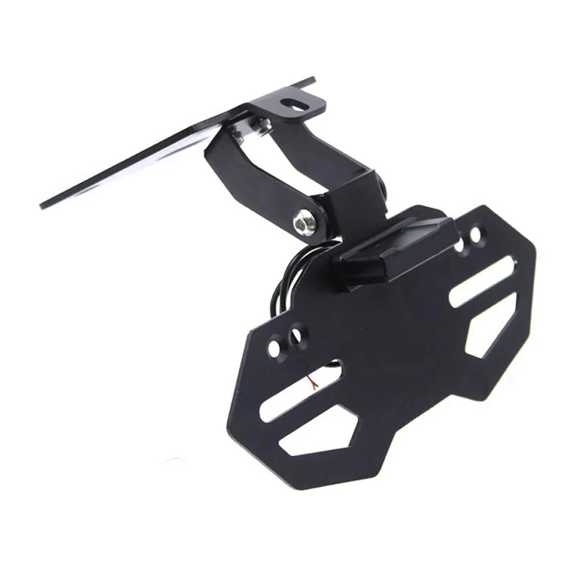 

Black License Plate Holder LED Light Tail Tidy Fender Eliminator For Aprilia Tuono 660 RSV4 FACTORY 2021-2023