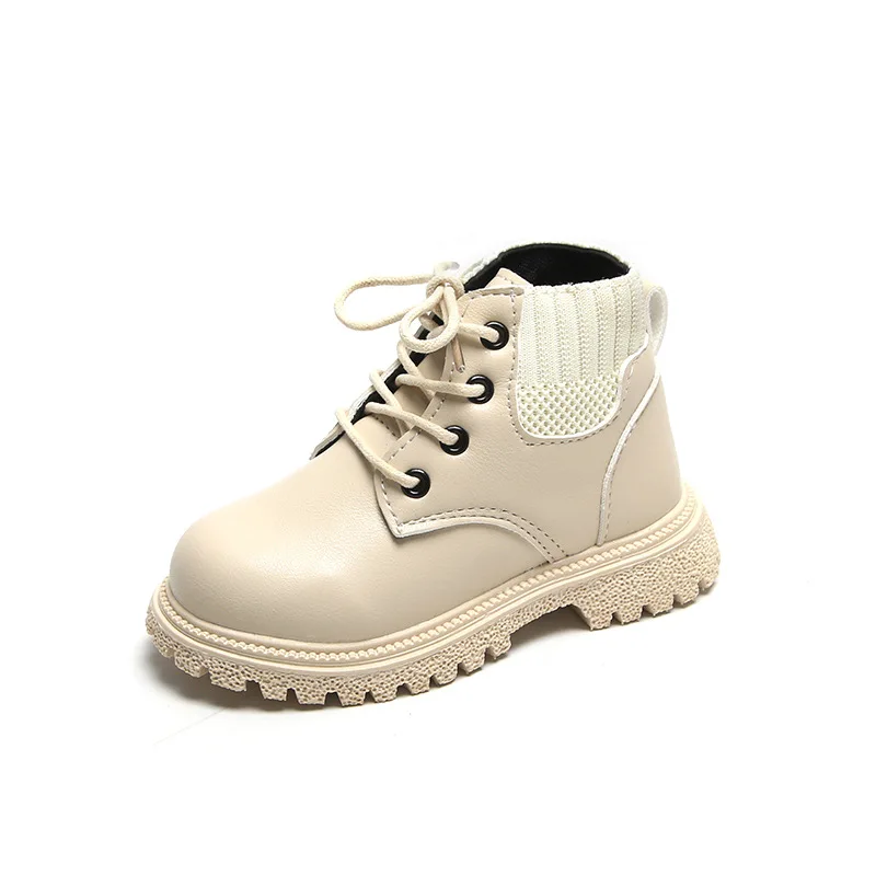 

New Spring Autumn Baby Boots Toddler Riding Boots Kids Shoes Boys Girls Fashion Sneakers Casual Shoes Infant Leather Boots 2.5