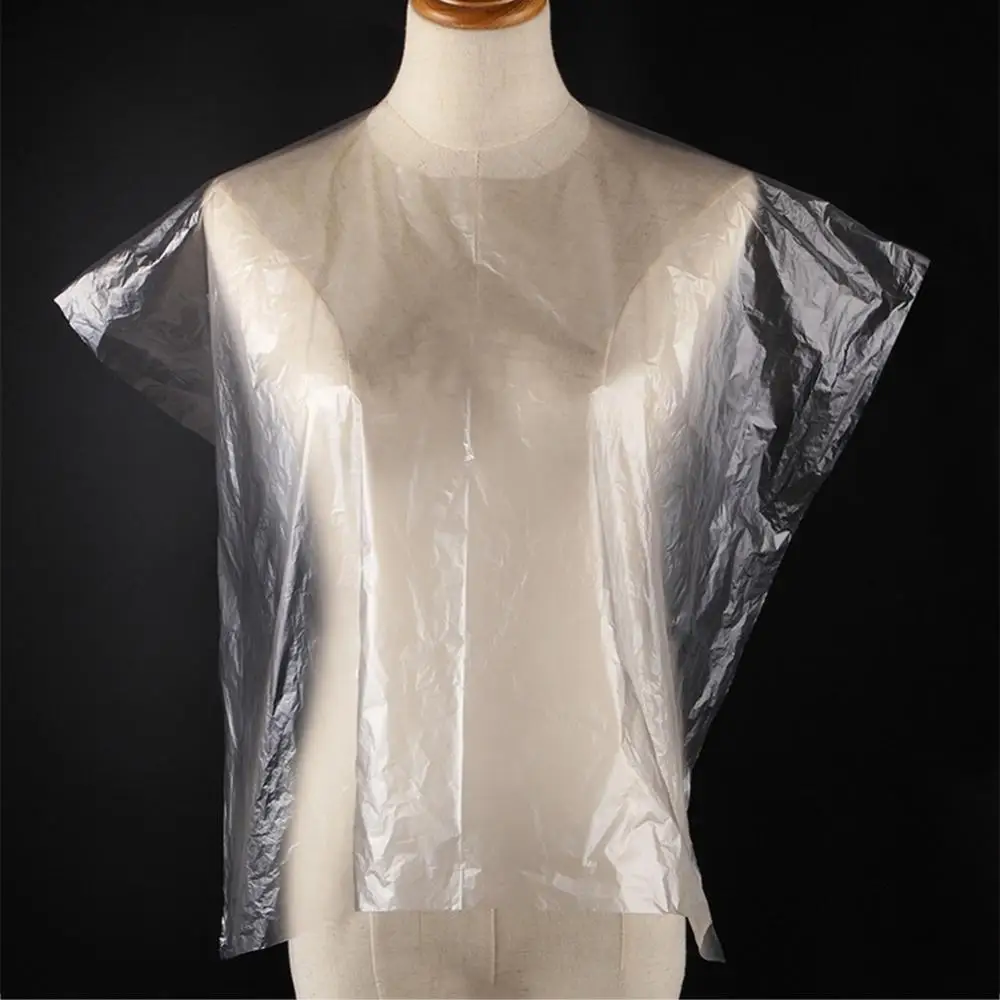 

50/100Pcs Disposable Waterproof Dye Perm Collar Haircut Apron Hairdressing Cape