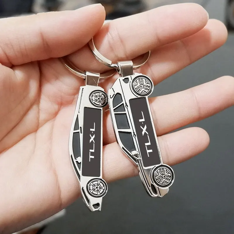 

Car Key Chain For Acura TLX-L Metal Car-Styling Key Ring Pendant For Acura Integra TL TLX ILX RL NSX ZDX MDX RDX TSX RSX RLX