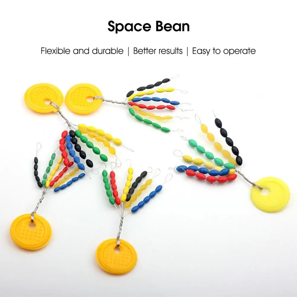 

Versatile Float Space Beans Portable Fishing Space Beans Reusable Olive Shape Fishing Space Beans Non-Deformed