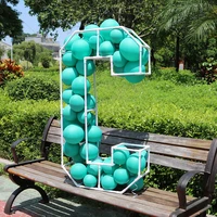 geomframe giant mosaic letter frame for balloons alphabet c initials anniversary wedding birthday party backdrop sign decoration