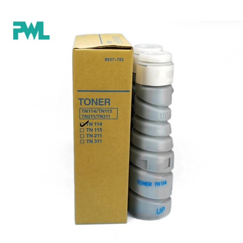 

1PC TN114 TN115 Compatible Toner Cartridge For Konica Minolt Bizhub DI152 183 163V 7516V 7616V Printer Supplies