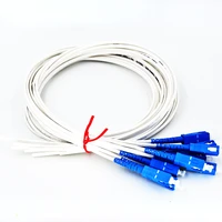 10pcslot gjxh pigtail scupc fiber optics patch cord 1m2m jumper single mode optical cable gjxfh high quality eoenkk