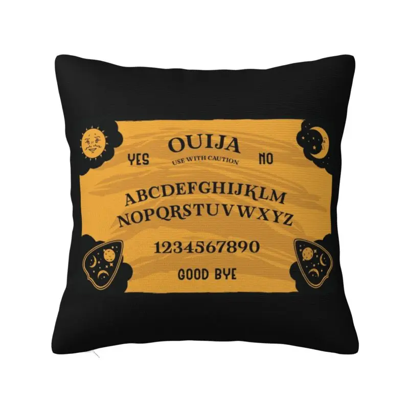 

Чехол для подушки в виде черной ведьмы Ouija, 45x45 см